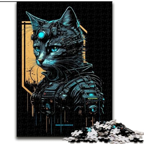 Puzzle 1000 Teile für Erwachsene, süßes Katzenpuzzle aus Karton, Denkspiel, interaktives Familienspiel, geeignet für Kinder ab 14 Jahren, 1000 Teile(26x38cm) von LiJianXXR