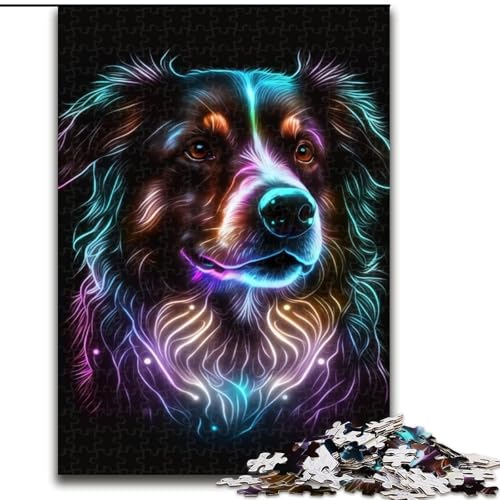 Puzzle 1000 Teile für Erwachsene Border Collie aus Holz, perfektes Weihnachts- und Neujahrsgeschenk, Feiertagsgeschenk 50x75cm Weihnachten oder Geburtstage Puzzle 1000 Teile für Erwachsene Border Collie aus Holz, perfektes Weihnachts- und Neujahrsgeschenk, Feiertagsgeschenk 50x75cm Weihnachten oder Geburtstage von LiJianXXR