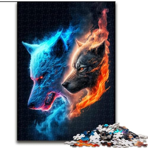 Puzzle 1000 Teile für Erwachsene Galactic Art Wolf aus Holz, Geschenk für Männer und Frauen, Alltag und besondere Anlässe 50x75cm, herausfordernd und unterhaltsam, Familienaktivität Puzzle 1000 Teile für Erwachsene Galactic Art Wolf aus Holz, Geschenk für Männer und Frauen, Alltag und besondere Anlässe 50x75cm, herausfordernd und unterhaltsam, Familienaktivität von LiJianXXR