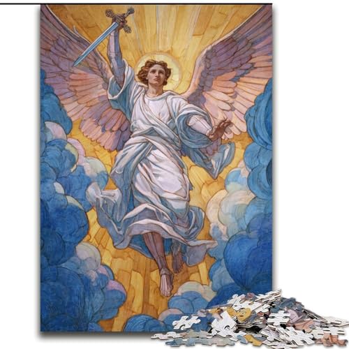 Puzzle 1000 Teile für Jugendliche, Portrait von Maria, der Mutter, für 14+, anspruchsvolles Spiel als Geschenk für die ganze Familie und Freunde (Größe 50x75cm) von LiJianXXR