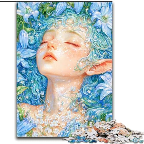 Puzzle 1000 Teile für Teenager, Anime-Mädchen, für und ab 14 Jahren, pädagogisches Lernspielzeug, Familienspiele, Geburtstagsgeschenk (Größe 50x75cm) von LiJianXXR