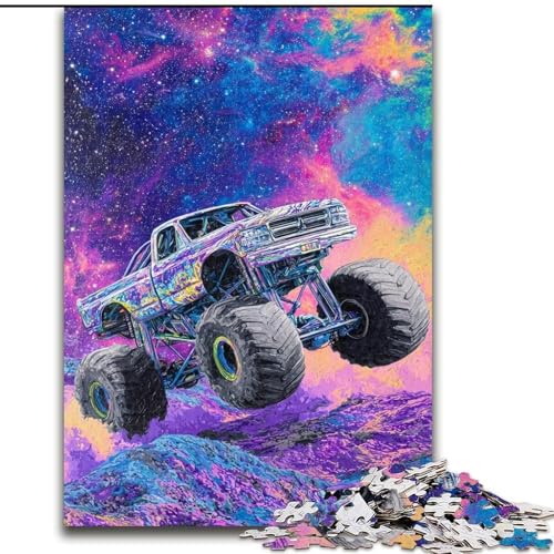 Puzzle 1000 Teile für Teenager, Monster Truck, Lernspielzeug, ganze Familie (Größe 26x38cm) von LiJianXXR