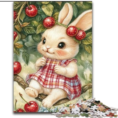 Puzzle 1000 Teile für Teenager Kaninchen, für 14+ Anspruchsvolles Spiel als Geschenk für die ganze Familie und Freunde (Größe 50x75cm) von LiJianXXR