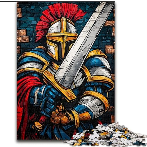 Puzzle 1000 Teile für Teenager Ritter, für 14+ Anspruchsvolles Spiel als Geschenk für die ganze Familie und Freunde (Größe 50x75cm) von LiJianXXR