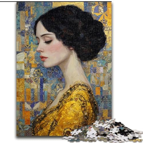 Puzzle 1000 Teile für Teenager Schönes Mädchen, für und ab 14 Jahren Pädagogisches Lernspielzeug Familienspiele Geburtstagsgeschenk (Größe 26x38cm) von LiJianXXR