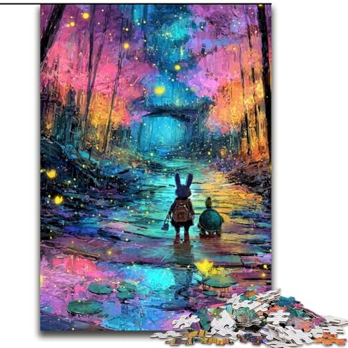 Puzzle 1000 Teile für Teenager im japanischen Stil, für 14+, anspruchsvolles Spiel als Geschenk für die ganze Familie und Freunde (Größe 50x75cm) von LiJianXXR