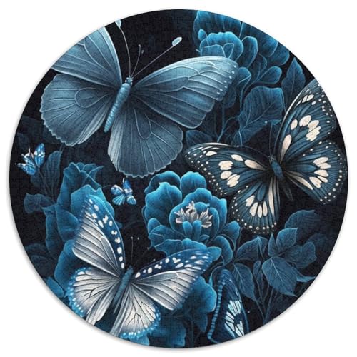 Puzzle für 1000 Teile, Aquarell-Schmetterling, 1000-teiliges rundes Puzzle für Erwachsene, Denkspiel für Teenager, 67,5 x 67,5 cm Puzzle für 1000 Teile, Aquarell-Schmetterling, 1000-teiliges rundes Puzzle für Erwachsene, Denkspiel für Teenager, 67,5 x 67,5 cm von LiJianXXR
