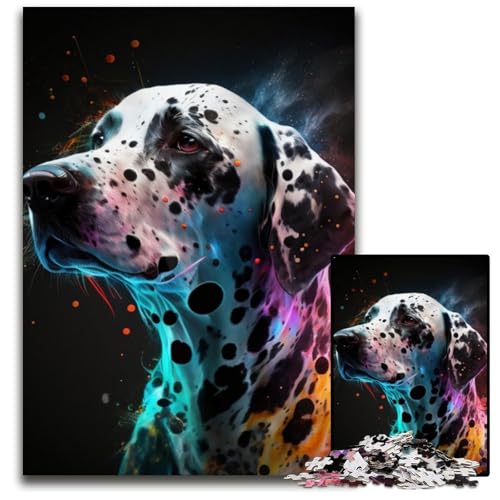 Puzzle für Erwachsene, 1000 Dalmatiner-Puzzle aus Pappe, Teenager, Paare und Freunde zum Geburtstag, zu Weihnachten, 26x38cm/10,23x14,96 Zoll Puzzle für Erwachsene, 1000 Dalmatiner-Puzzle aus Pappe, Teenager, Paare und Freunde zum Geburtstag, zu Weihnachten, 26x38cm/10,23x14,96 Zoll von LiJianXXR