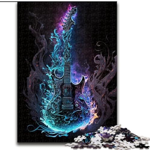 Puzzle für Erwachsene, 1000 Lightning-Gitarren aus Holz, perfekte Dekoration für Zuhause oder das Büro, 50x75cm, DIY-Kunstdekor Puzzle für Erwachsene, 1000 Lightning-Gitarren aus Holz, perfekte Dekoration für Zuhause oder das Büro, 50x75cm, DIY-Kunstdekor von LiJianXXR