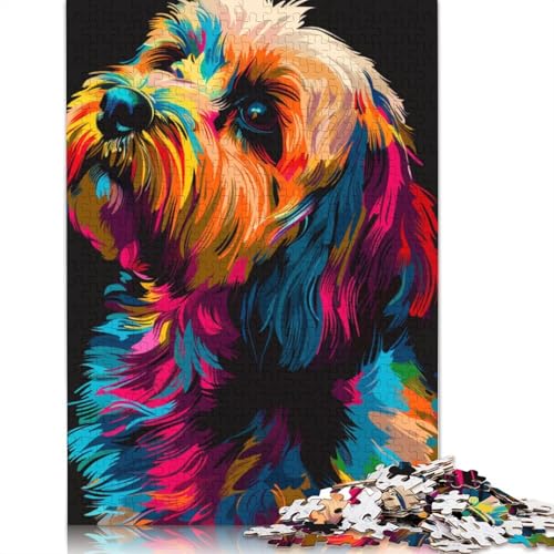 Puzzle für Erwachsene, 1000 Puzzle-Spielzeug, Havaneser-Hund, Kunst-Puzzle für Kinder, Kartonpuzzle, Heimdekoration, Größe 38 x 26 cm Puzzle für Erwachsene, 1000 Puzzle-Spielzeug, Havaneser-Hund, Kunst-Puzzle für Kinder, Kartonpuzzle, Heimdekoration, Größe 38 x 26 cm von LiJianXXR