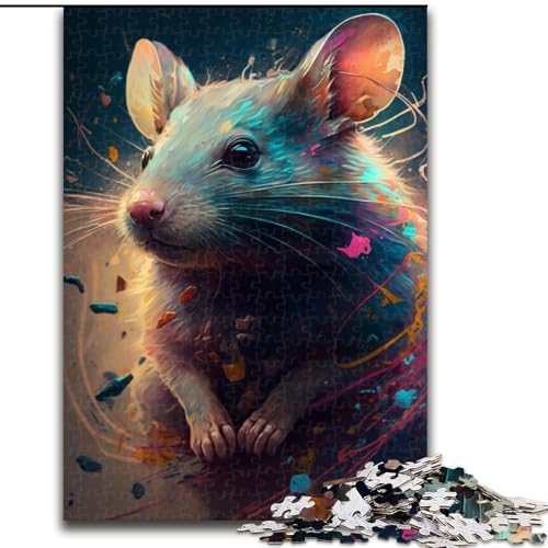Puzzle für Erwachsene, 1000 Stück, Mausgemälde, aus Holz, Kinder ab 14 Jahren, 50x75cm, Lernspielzeug für Teenager, Dekoration für Zuhause und das Büro Puzzle für Erwachsene, 1000 Stück, Mausgemälde, aus Holz, Kinder ab 14 Jahren, 50x75cm, Lernspielzeug für Teenager, Dekoration für Zuhause und das Büro von LiJianXXR