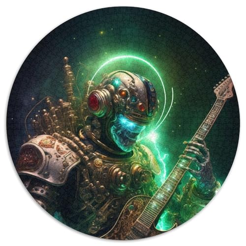 Puzzle für Erwachsene, 1000 Teile, „Gitarrist im Universum“, runde Puzzles 1000 Teile für Erwachsene, anspruchsvolles Denkspiel, Familienaktivität, Heimdekoration, 67,5 x 67,5 cm Puzzle für Erwachsene, 1000 Teile, „Gitarrist im Universum“, runde Puzzles 1000 Teile für Erwachsene, anspruchsvolles Denkspiel, Familienaktivität, Heimdekoration, 67,5 x 67,5 cm von LiJianXXR