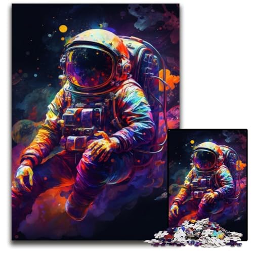 Puzzle für Erwachsene, 1000 Teile, Astronauten-Unmögliches Puzzle für Erwachsene, perfekt für Halloween, Weihnachten, Geburtstagsgeschenk, 50x75cm/19,68x29,52 Zoll Puzzle für Erwachsene, 1000 Teile, Astronauten-Unmögliches Puzzle für Erwachsene, perfekt für Halloween, Weihnachten, Geburtstagsgeschenk, 50x75cm/19,68x29,52 Zoll von LiJianXXR