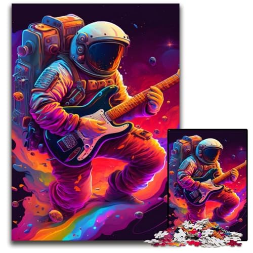 Puzzle für Erwachsene, 1000 Teile, Astronauten-Unmögliches Puzzle für Erwachsene, perfekt für Halloween, Weihnachten, Geburtstagsgeschenk, 50x75cm/19,68x29,52 Zoll von LiJianXXR
