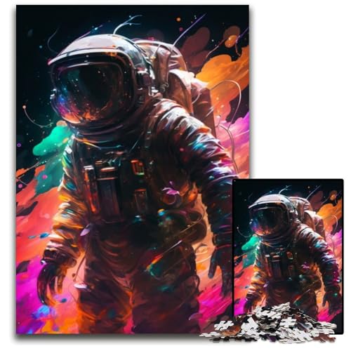 Puzzle für Erwachsene, 1000 Teile, Astronautennebel, unmögliches Puzzle für Erwachsene, perfekt für Halloween, Weihnachten, Geburtstagsgeschenk, 50x75cm/19,68x29,52 Zoll Puzzle für Erwachsene, 1000 Teile, Astronautennebel, unmögliches Puzzle für Erwachsene, perfekt für Halloween, Weihnachten, Geburtstagsgeschenk, 50x75cm/19,68x29,52 Zoll von LiJianXXR