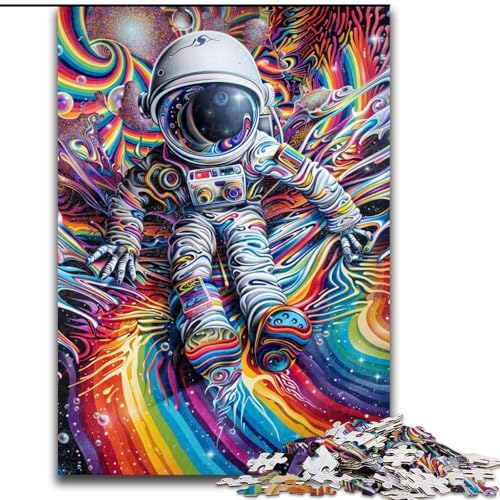 Puzzle für Erwachsene, 1000 Teile, Astronautentraum, Stressabbau, schwierige Herausforderung, Wichtelgeschenke für Kinder ab 14 Jahren (Größe 26x38cm) von LiJianXXR