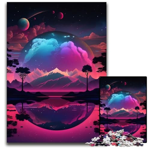 Puzzle für Erwachsene, 1000 Teile, Außerirdische Planetenlandschaft, Unmögliches Puzzle für Erwachsene, Perfekt für Halloween, Weihnachten, Geburtstagsgeschenk, 26x38cm/10,23x14,96 Zoll Puzzle für Erwachsene, 1000 Teile, Außerirdische Planetenlandschaft, Unmögliches Puzzle für Erwachsene, Perfekt für Halloween, Weihnachten, Geburtstagsgeschenk, 26x38cm/10,23x14,96 Zoll von LiJianXXR