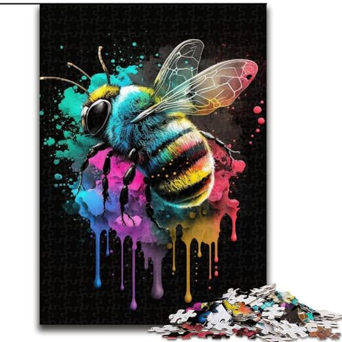 Puzzle für Erwachsene, 1000 Teile, Bienenmalerei, aus Holz, für Jugendliche ab 14 Jahren, Heimdekoration, 50x75cm, Kunstwerk-Dekor, Intelligenzspielzeug für Familien-Indoor-Spiele Puzzle für Erwachsene, 1000 Teile, Bienenmalerei, aus Holz, für Jugendliche ab 14 Jahren, Heimdekoration, 50x75cm, Kunstwerk-Dekor, Intelligenzspielzeug für Familien-Indoor-Spiele von LiJianXXR