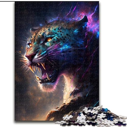Puzzle für Erwachsene, 1000 Teile, Blitzleopard, aus Holz, Kinder ab 14 Jahren, 50x75cm, Lernspielzeug für Teenager, Dekoration für Zuhause und das Büro Puzzle für Erwachsene, 1000 Teile, Blitzleopard, aus Holz, Kinder ab 14 Jahren, 50x75cm, Lernspielzeug für Teenager, Dekoration für Zuhause und das Büro von LiJianXXR