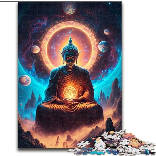 Puzzle für Erwachsene, 1000 Teile, Buddha, aus Holz, für Jugendliche ab 14 Jahren, Heimdekoration, 50x75cm, Kunstwerk-Dekor, Intelligenzspielzeug für Familien-Indoor-Spiele Puzzle für Erwachsene, 1000 Teile, Buddha, aus Holz, für Jugendliche ab 14 Jahren, Heimdekoration, 50x75cm, Kunstwerk-Dekor, Intelligenzspielzeug für Familien-Indoor-Spiele von LiJianXXR