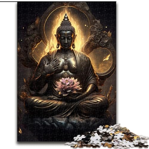 Puzzle für Erwachsene, 1000 Teile, Buddha, aus Holz, interaktives Familienspiel, geeignet für Kinder ab 14 Jahren, 50x75cm, DIY-Kunstdekor Puzzle für Erwachsene, 1000 Teile, Buddha, aus Holz, interaktives Familienspiel, geeignet für Kinder ab 14 Jahren, 50x75cm, DIY-Kunstdekor von LiJianXXR