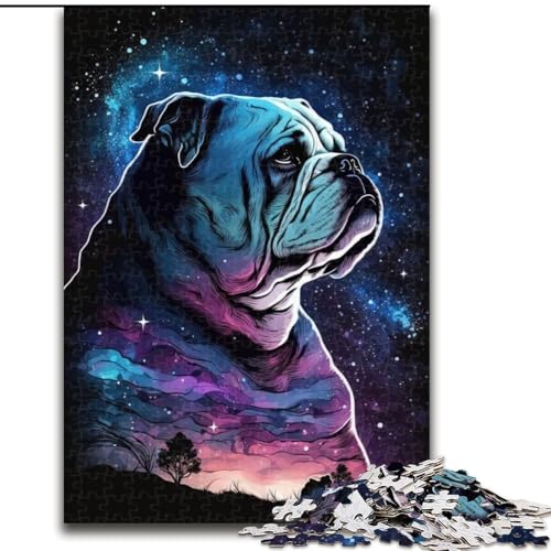 Puzzle für Erwachsene, 1000 Teile, Bulldogge, aus Holz, für Jugendliche ab 14 Jahren, Heimdekoration, 50x75cm, Kunstwerk-Dekor, Intelligenzspielzeug für Indoor-Spiele mit der Familie Puzzle für Erwachsene, 1000 Teile, Bulldogge, aus Holz, für Jugendliche ab 14 Jahren, Heimdekoration, 50x75cm, Kunstwerk-Dekor, Intelligenzspielzeug für Indoor-Spiele mit der Familie von LiJianXXR