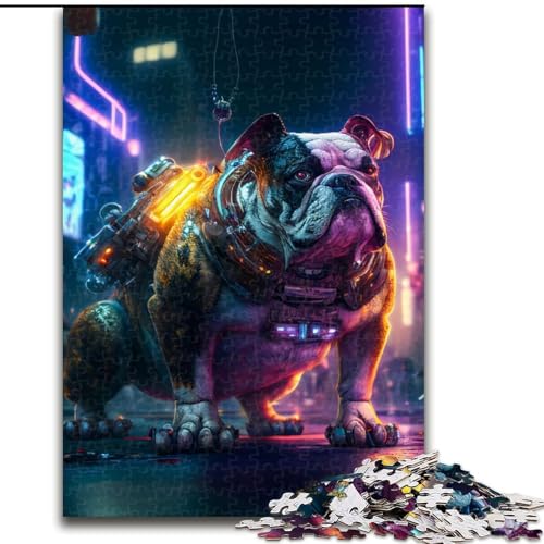 Puzzle für Erwachsene, 1000 Teile, Bulldogge, aus Holz, ideal für Familienspaß, Entspannung, 50x75cm, pädagogisches und unterhaltsames Indoor-Spiel für die Inneneinrichtung Puzzle für Erwachsene, 1000 Teile, Bulldogge, aus Holz, ideal für Familienspaß, Entspannung, 50x75cm, pädagogisches und unterhaltsames Indoor-Spiel für die Inneneinrichtung von LiJianXXR