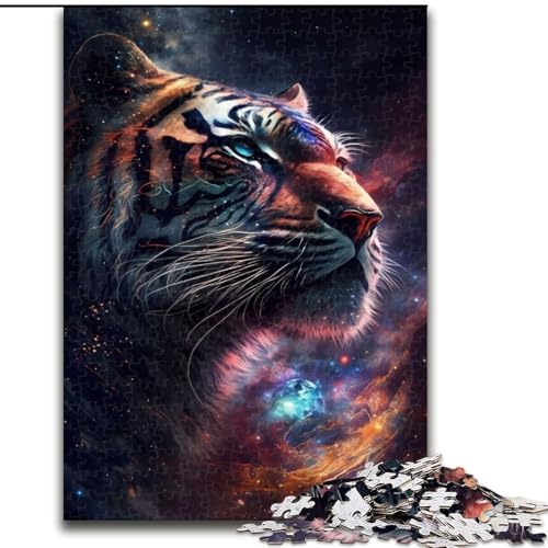 Puzzle für Erwachsene, 1000 Teile, Cosmic King Space Tiger, Puzzle aus Holz, Geschenk für Männer und Frauen, Alltag und besondere Anlässe, 1000 Teile(50x75cm) von LiJianXXR
