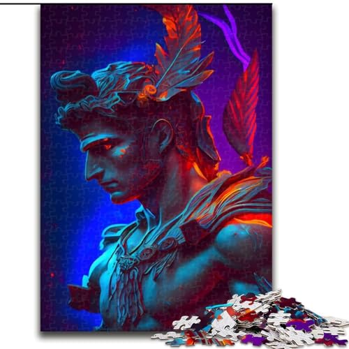 Puzzle für Erwachsene, 1000 Teile, Dark Hermes, Puzzle aus Holz, anspruchsvolles Denkspiel für Teenager, perfekt als Heimdekoration oder Geschenk, 1000 Stück(50x75cm) von LiJianXXR