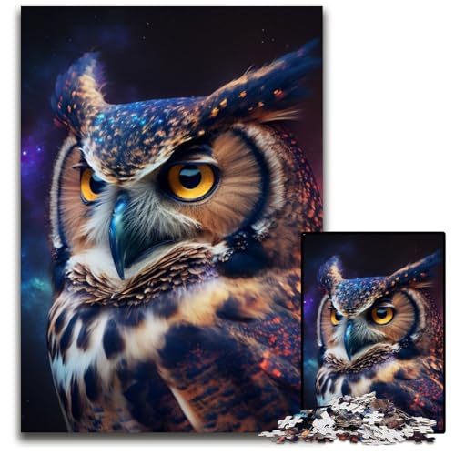 Puzzle für Erwachsene, 1000 Teile, Eulen-Puzzle für Erwachsene, für Teenager und Familienspaß – DIY-Denkspiel, Geschenk, 26x38cm/10,23x14,96 Zoll Puzzle für Erwachsene, 1000 Teile, Eulen-Puzzle für Erwachsene, für Teenager und Familienspaß – DIY-Denkspiel, Geschenk, 26x38cm/10,23x14,96 Zoll von LiJianXXR