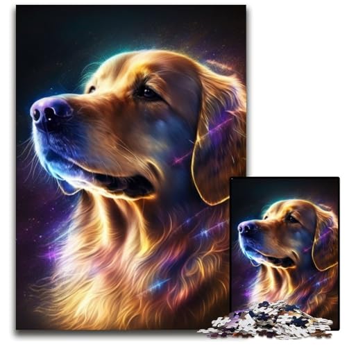 Puzzle für Erwachsene, 1000 Teile, Fantasie-Hunde-Puzzle für Erwachsene, für Teenager und Familienspaß – DIY-Denkspiel, Geschenk, 50x75cm/19,68x29,52 Zoll von LiJianXXR