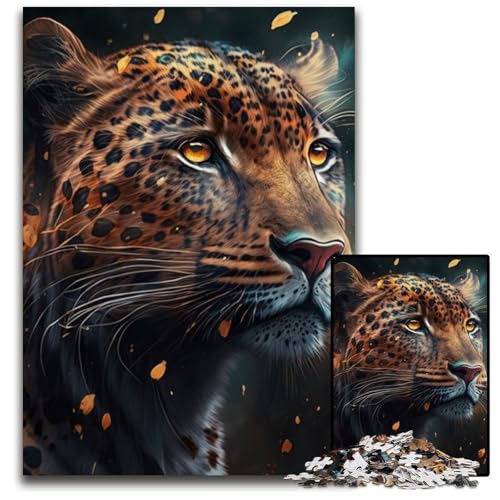 Puzzle für Erwachsene, 1000 Teile, Fantasie-Leopard, unmögliches Puzzle für Erwachsene, DIY-Geschenk zur Heimdekoration, Denksportaufgabe für Erwachsene, 26x38cm/10,23x14,96 Zoll Puzzle für Erwachsene, 1000 Teile, Fantasie-Leopard, unmögliches Puzzle für Erwachsene, DIY-Geschenk zur Heimdekoration, Denksportaufgabe für Erwachsene, 26x38cm/10,23x14,96 Zoll von LiJianXXR