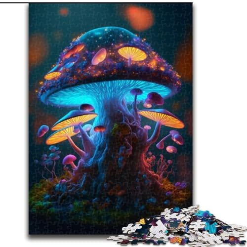 Puzzle für Erwachsene, 1000 Teile, Fantasie-Pilz, aus Holz, für Jugendliche ab 14 Jahren, Heimdekoration, 50x75cm, Kunstwerk-Dekor, Intelligenzspielzeug für Familien-Indoor-Spiele Puzzle für Erwachsene, 1000 Teile, Fantasie-Pilz, aus Holz, für Jugendliche ab 14 Jahren, Heimdekoration, 50x75cm, Kunstwerk-Dekor, Intelligenzspielzeug für Familien-Indoor-Spiele von LiJianXXR