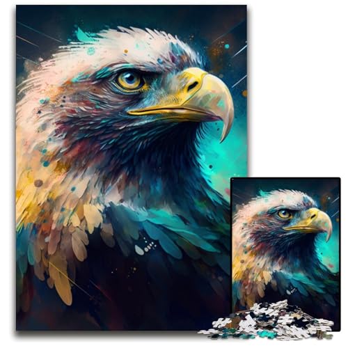 Puzzle für Erwachsene, 1000 Teile, Fantasy-Adler-Puzzles für Erwachsene, für Teenager und Familienspaß – DIY-Denkspiel als Geschenk, 50x75cm/19,68x29,52 Zoll von LiJianXXR