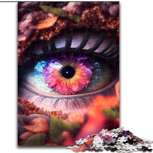 Puzzle für Erwachsene, 1000 Teile, Fantasy Eye-Puzzle aus Holz, Spielzeug, Geschenk, pädagogisches, intellektuelles, entspannendes Familienspiel, 1000 Teile(50x75cm) von LiJianXXR