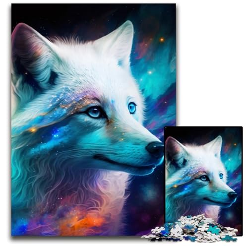 Puzzle für Erwachsene, 1000 Teile, Fantasy-Fuchs, unmögliches Puzzle für Erwachsene, perfekt für Halloween, Weihnachten, Geburtstagsgeschenk, 26x38cm/10,23x14,96 Zoll Puzzle für Erwachsene, 1000 Teile, Fantasy-Fuchs, unmögliches Puzzle für Erwachsene, perfekt für Halloween, Weihnachten, Geburtstagsgeschenk, 26x38cm/10,23x14,96 Zoll von LiJianXXR