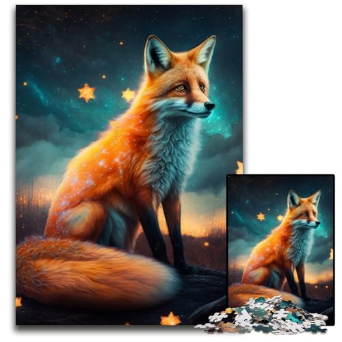 Puzzle für Erwachsene, 1000 Teile, Fantasy-Fuchs-Puzzles für Erwachsene, für Teenager und Familienspaß – DIY-Denkspiel, Geschenk, 26x38cm/10,23x14,96 Zoll Puzzle für Erwachsene, 1000 Teile, Fantasy-Fuchs-Puzzles für Erwachsene, für Teenager und Familienspaß – DIY-Denkspiel, Geschenk, 26x38cm/10,23x14,96 Zoll von LiJianXXR