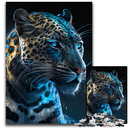Puzzle für Erwachsene, 1000 Teile, Fantasy-Leoparden-Puzzle für Erwachsene, für Teenager und Familienspaß – DIY-Denkspiel, Geschenk, 26x38cm/10,23x14,96 Zoll Puzzle für Erwachsene, 1000 Teile, Fantasy-Leoparden-Puzzle für Erwachsene, für Teenager und Familienspaß – DIY-Denkspiel, Geschenk, 26x38cm/10,23x14,96 Zoll von LiJianXXR