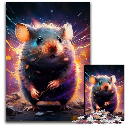 Puzzle für Erwachsene, 1000 Teile, Fantasy-Maus-Puzzles für Erwachsene, für Teenager und Familienspaß – DIY-Denkspiel, Geschenk, 26x38cm/10,23x14,96 Zoll Puzzle für Erwachsene, 1000 Teile, Fantasy-Maus-Puzzles für Erwachsene, für Teenager und Familienspaß – DIY-Denkspiel, Geschenk, 26x38cm/10,23x14,96 Zoll von LiJianXXR