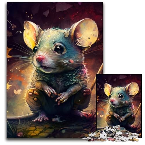 Puzzle für Erwachsene, 1000 Teile, Fantasy-Maus-Puzzles für Erwachsene, für Teenager und Familienspaß – DIY-Denkspiel, Geschenk, 50x75cm/19,68x29,52 Zoll Puzzle für Erwachsene, 1000 Teile, Fantasy-Maus-Puzzles für Erwachsene, für Teenager und Familienspaß – DIY-Denkspiel, Geschenk, 50x75cm/19,68x29,52 Zoll von LiJianXXR