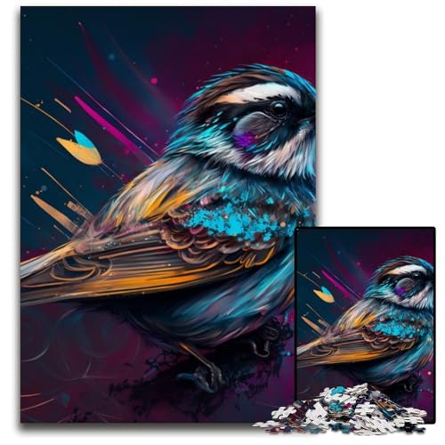 Puzzle für Erwachsene, 1000 Teile, Fantasy-Spatz, unmögliches Puzzle für Erwachsene, DIY-Geschenk zur Heimdekoration, Denksportaufgabe für Erwachsene, 26x38cm/10,23x14,96 Zoll Puzzle für Erwachsene, 1000 Teile, Fantasy-Spatz, unmögliches Puzzle für Erwachsene, DIY-Geschenk zur Heimdekoration, Denksportaufgabe für Erwachsene, 26x38cm/10,23x14,96 Zoll von LiJianXXR