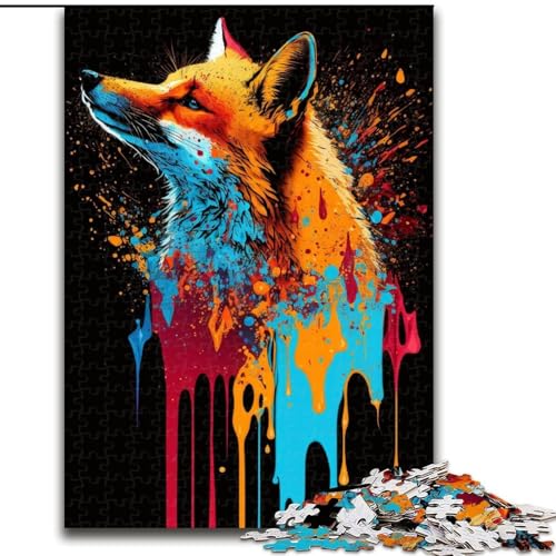 Puzzle für Erwachsene, 1000 Teile, Füchse, bunt, aus Holz, lustige Aktivitäten für zu Hause, Geburtstagsgeschenk, Reisegeschenke, 50x75cm, Geburtstagsfeier für Männer und Frauen Puzzle für Erwachsene, 1000 Teile, Füchse, bunt, aus Holz, lustige Aktivitäten für zu Hause, Geburtstagsgeschenk, Reisegeschenke, 50x75cm, Geburtstagsfeier für Männer und Frauen von LiJianXXR
