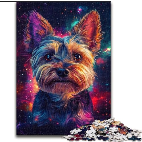 Puzzle für Erwachsene, 1000 Teile, Galaxie-Hund, aus Karton, Spielzeug, Geschenk, pädagogisches, intellektuelles, entspannendes Familienspiel, 1000 Teile(26x38cm) von LiJianXXR