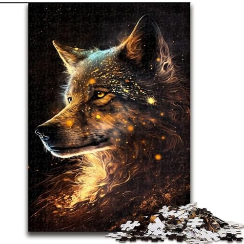 Puzzle für Erwachsene, 1000 Teile, Gold-Pervert-Puzzle aus Karton, anspruchsvolles DIY-Denkspiel, interaktives Familienspiel, 1000 Teile(26x38cm) von LiJianXXR