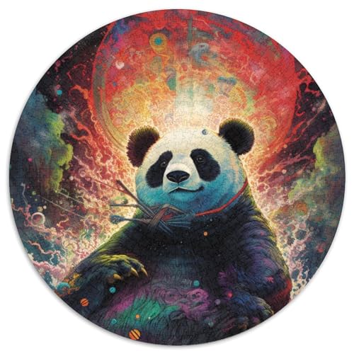 Puzzle für Erwachsene, 1000 Teile, Heiliger Himmlischer Panda, runde Puzzles 1000 Teile für Erwachsene, anspruchsvolles Denkspiel, Familienaktivität, Heimdekoration, 67,5 x 67,5 cm Puzzle für Erwachsene, 1000 Teile, Heiliger Himmlischer Panda, runde Puzzles 1000 Teile für Erwachsene, anspruchsvolles Denkspiel, Familienaktivität, Heimdekoration, 67,5 x 67,5 cm von LiJianXXR