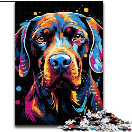Puzzle für Erwachsene, 1000 Teile, Hunde-Puzzle aus Karton, für Teenager, interaktives Familienspiel, herausforderndes Geschenk, 1000 Teile(26x38cm) von LiJianXXR