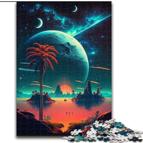 Puzzle für Erwachsene, 1000 Teile, Insel im Meer, aus Holz, für Jugendliche ab 14 Jahren, Heimdekoration, 50x75cm, Kunstwerk-Dekor, Intelligenzspielzeug für Indoor-Spiele mit der Familie Puzzle für Erwachsene, 1000 Teile, Insel im Meer, aus Holz, für Jugendliche ab 14 Jahren, Heimdekoration, 50x75cm, Kunstwerk-Dekor, Intelligenzspielzeug für Indoor-Spiele mit der Familie von LiJianXXR