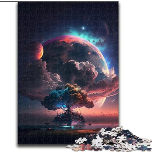 Puzzle für Erwachsene, 1000 Teile, Inselbaum, aus Holz, für Jugendliche ab 14 Jahren, Heimdekoration, 50x75cm, Kunstwerk-Dekor, Intelligenzspielzeug für Familien-Indoor-Spiele Puzzle für Erwachsene, 1000 Teile, Inselbaum, aus Holz, für Jugendliche ab 14 Jahren, Heimdekoration, 50x75cm, Kunstwerk-Dekor, Intelligenzspielzeug für Familien-Indoor-Spiele von LiJianXXR