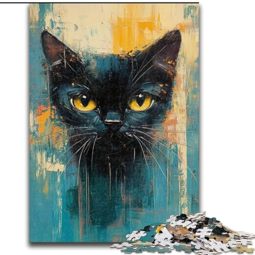 Puzzle für Erwachsene, 1000 Teile, Kätzchen, Stressabbau, schwierige Herausforderung, Wichtelgeschenke für Kinder ab 14 Jahren (Größe 26x38cm) von LiJianXXR