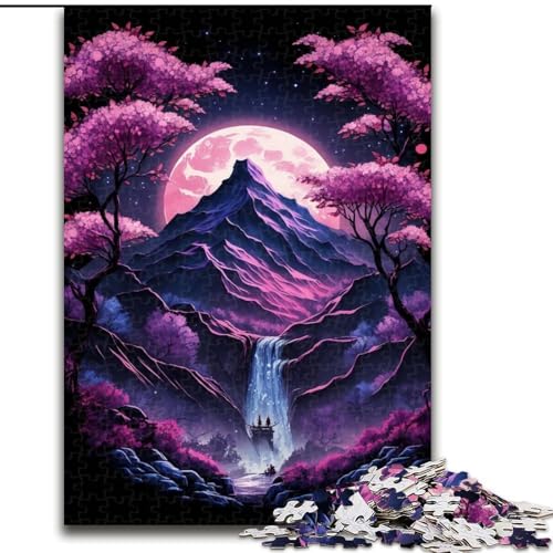 Puzzle für Erwachsene, 1000 Teile, Kirschblütenberg, aus Holz, für Jugendliche ab 14 Jahren, Heimdekoration, 50x75cm, Kunstwerk-Dekor, Intelligenzspielzeug für Familien-Indoor-Spiele Puzzle für Erwachsene, 1000 Teile, Kirschblütenberg, aus Holz, für Jugendliche ab 14 Jahren, Heimdekoration, 50x75cm, Kunstwerk-Dekor, Intelligenzspielzeug für Familien-Indoor-Spiele von LiJianXXR